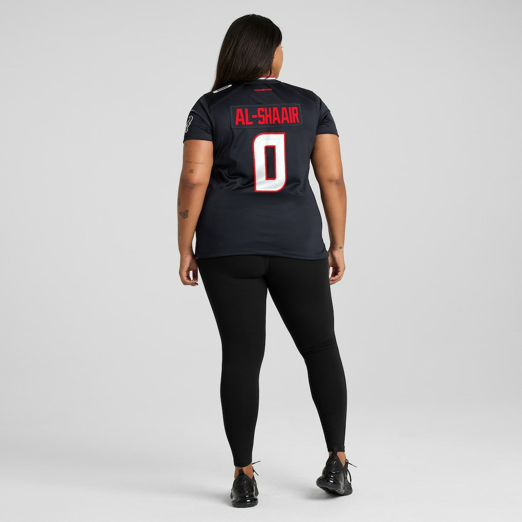 Azeez Al-Shaair Houston Texans Women's Team Game Jersey - Navy Jerseys