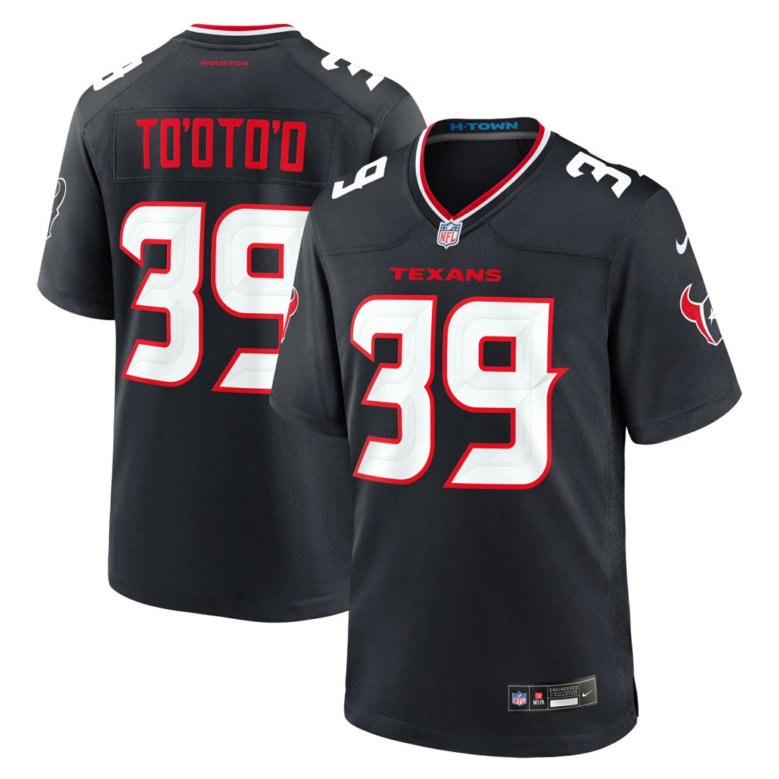 Henry To'oto'o Houston Texans Team Game Jersey - Navy Jerseys