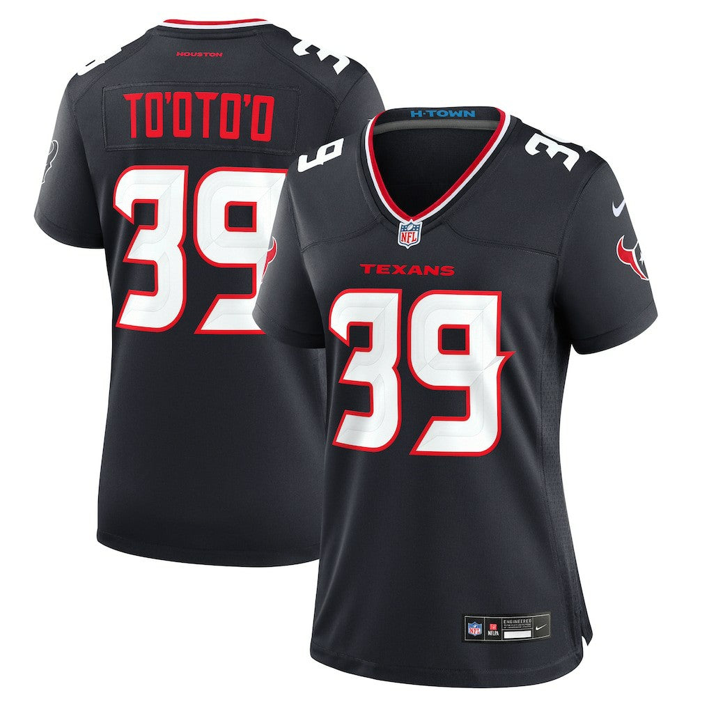 Henry To'oto'o Houston Texans Women's Team Game Jersey - Navy Jerseys