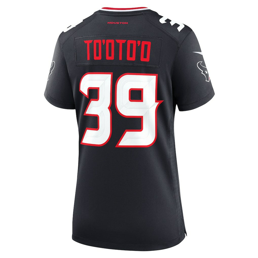 Henry To'oto'o Houston Texans Women's Team Game Jersey - Navy Jerseys