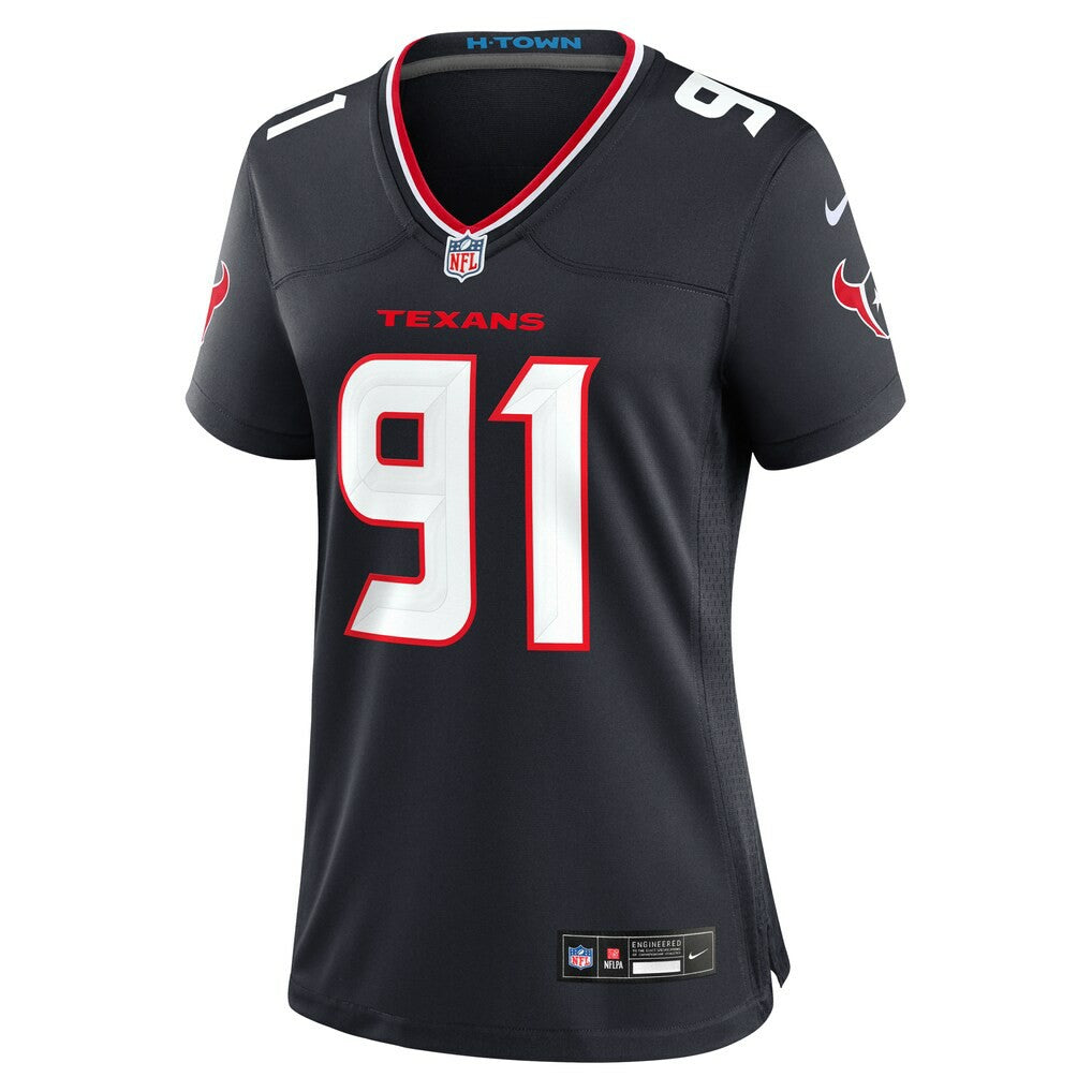 Folorunso Fatukasi Houston Texans Women's Team Game Jersey - Navy Jerseys