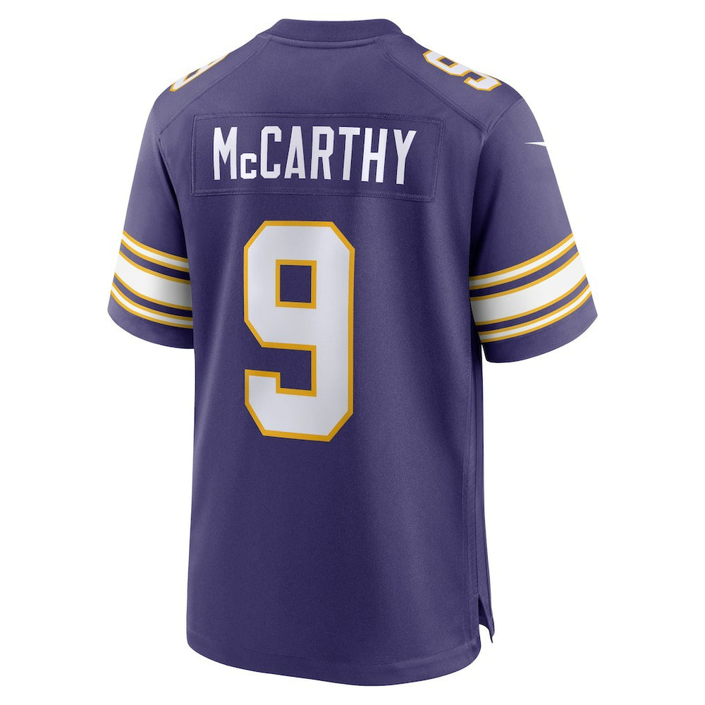 J.J. McCarthy Minnesota Vikings 2nd Alternate Player Game Jersey - Purple Jerseys