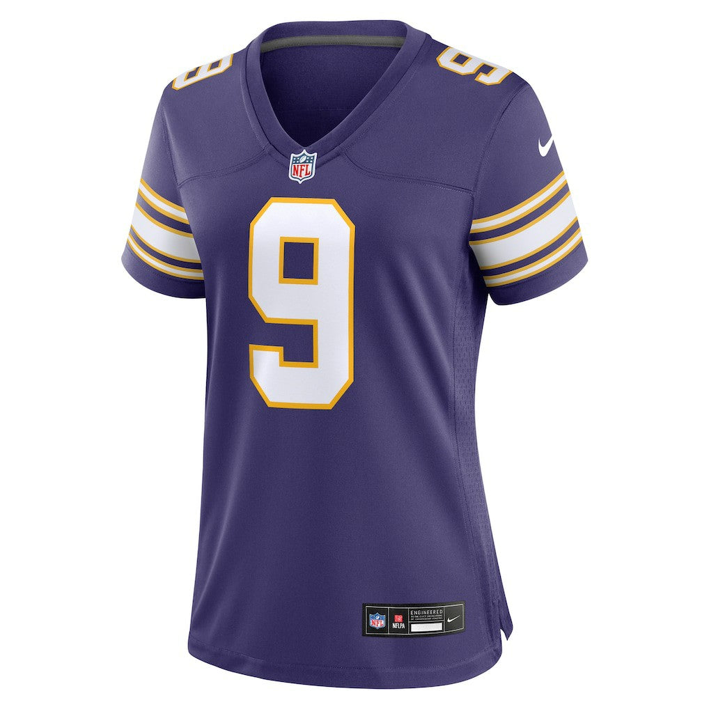 J.J. McCarthy Minnesota Vikings Women's 2nd Alternate Player Game Jersey - Purple Jerseys