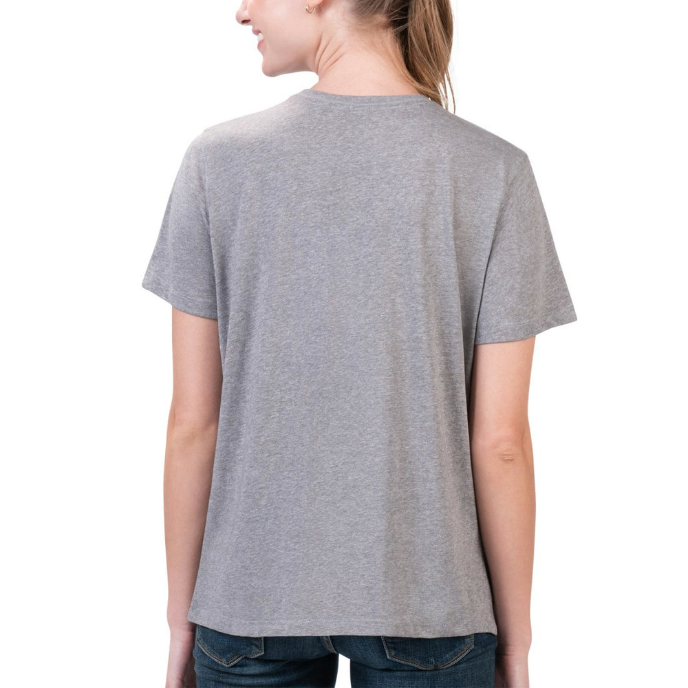 Houston Texans G-III 4Her by Carl Banks Women's Super-Slim Fit Lightweight H-Town T-Shirt - Heather Gray T-shirts