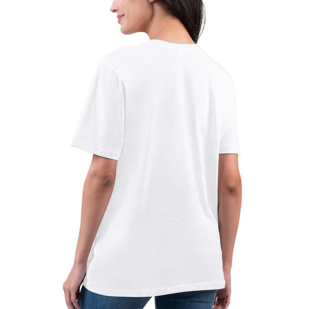 Houston Texans G-III 4Her by Carl Banks Women's Super-Slim Fit Lightweight H-Town T-Shirt - White T-shirts