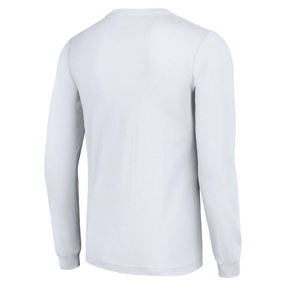 Buffalo Sabres Starter Four Team Name Logo Long Sleeve Graphic T-Shirt - White | US 201621871