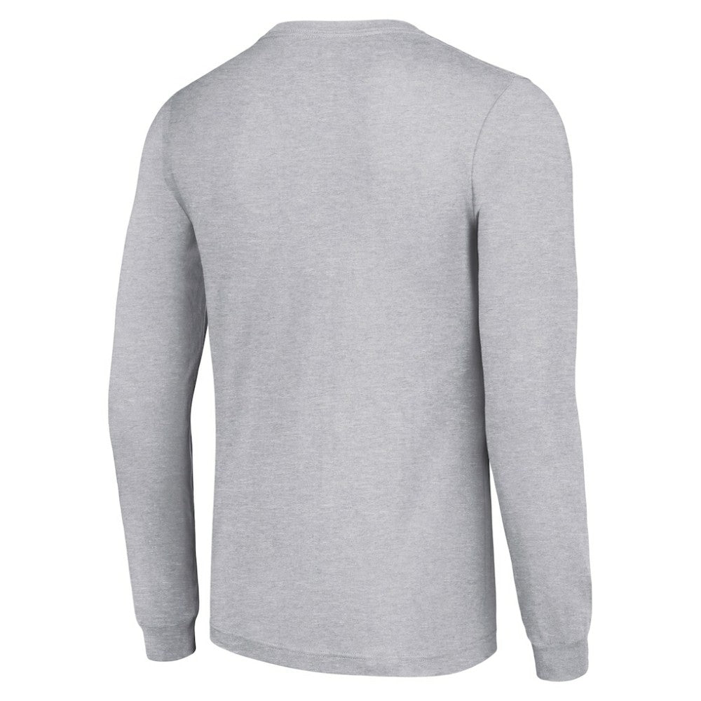 Philadelphia Flyers Starter Shield Long Sleeve Graphic T-Shirt - Heather Gray | US 201622163