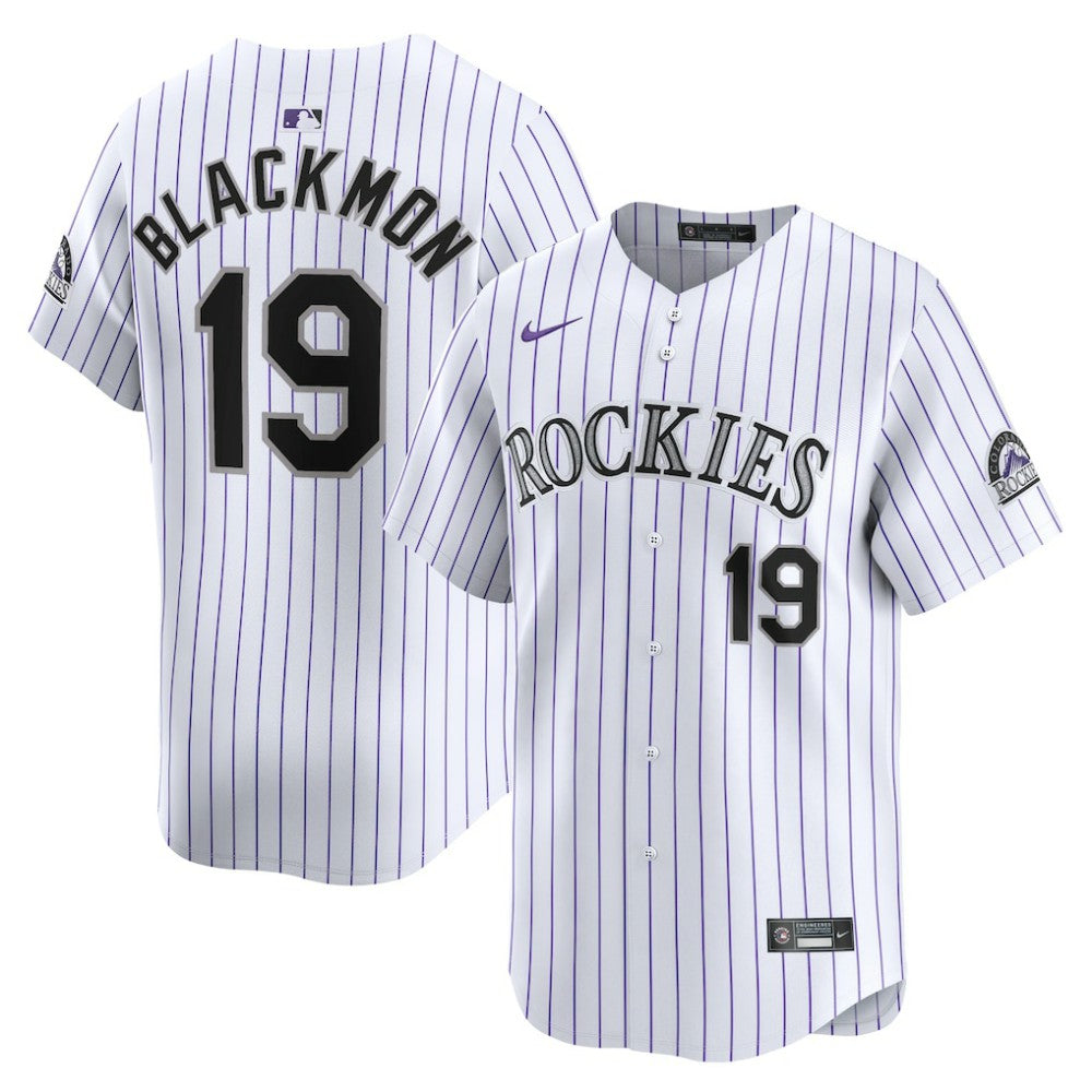 Charlie Blackmon Colorado Rockies Nike Youth Home Limited Player Jersey - White Jerseys