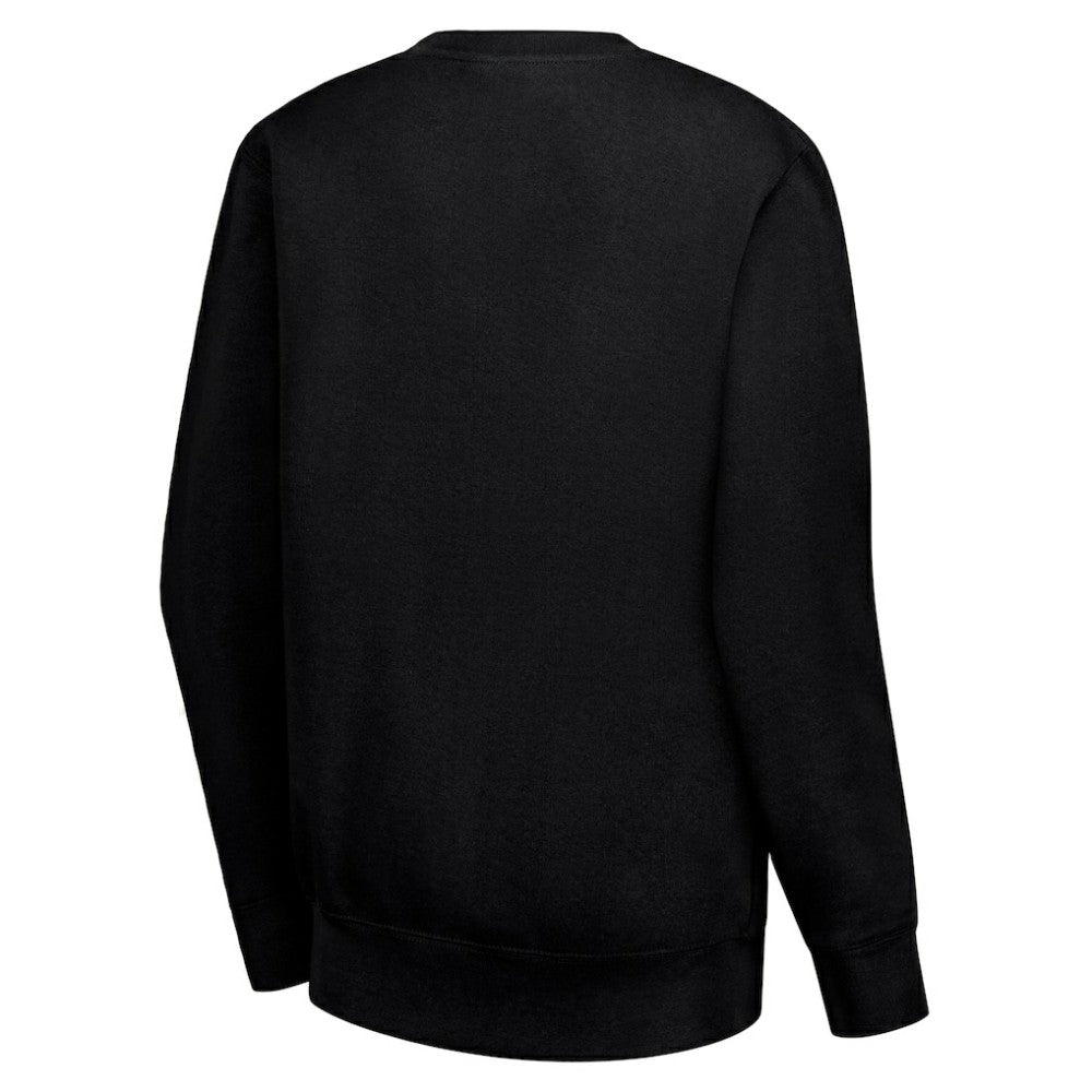 Chicago Blackhawks G-III 4Her by Carl Banks Women's Collage Graphic Fleece Long Sleeve Pullover Sweatshirt - Black | US 201622811