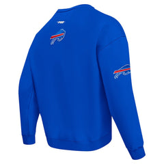Buffalo Bills Pro Standard Turn It Up Drop Shoulder Pullover Sweatshirt - Royal Pullover
