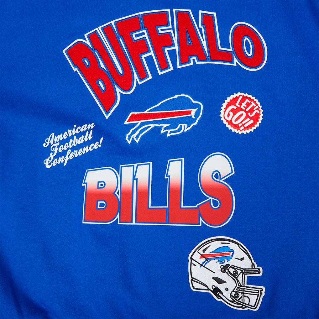 Buffalo Bills Pro Standard Turn It Up Drop Shoulder Pullover Sweatshirt - Royal Pullover