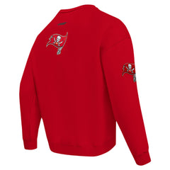 Tampa Bay Buccaneers Pro Standard Turn It Up Drop Shoulder Pullover Sweatshirt - Red Pullover