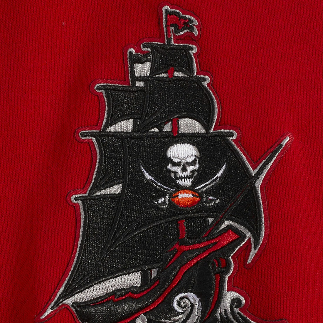 Tampa Bay Buccaneers Pro Standard Turn It Up Drop Shoulder Pullover Sweatshirt - Red Pullover