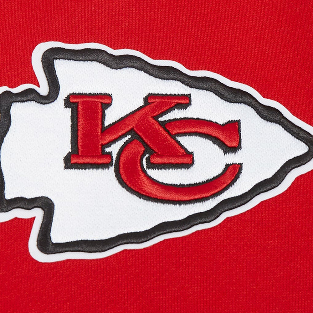 Kansas City Chiefs Pro Standard Turn It Up Drop Shoulder Pullover Sweatshirt - Red Pullover