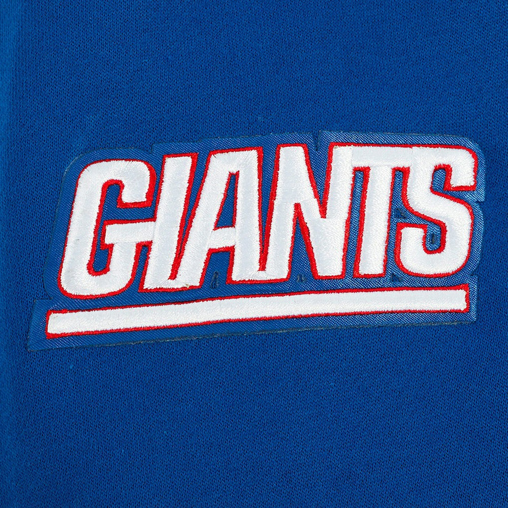 New York Giants Pro Standard Turn It Up Drop Shoulder Pullover Sweatshirt - Royal Pullover