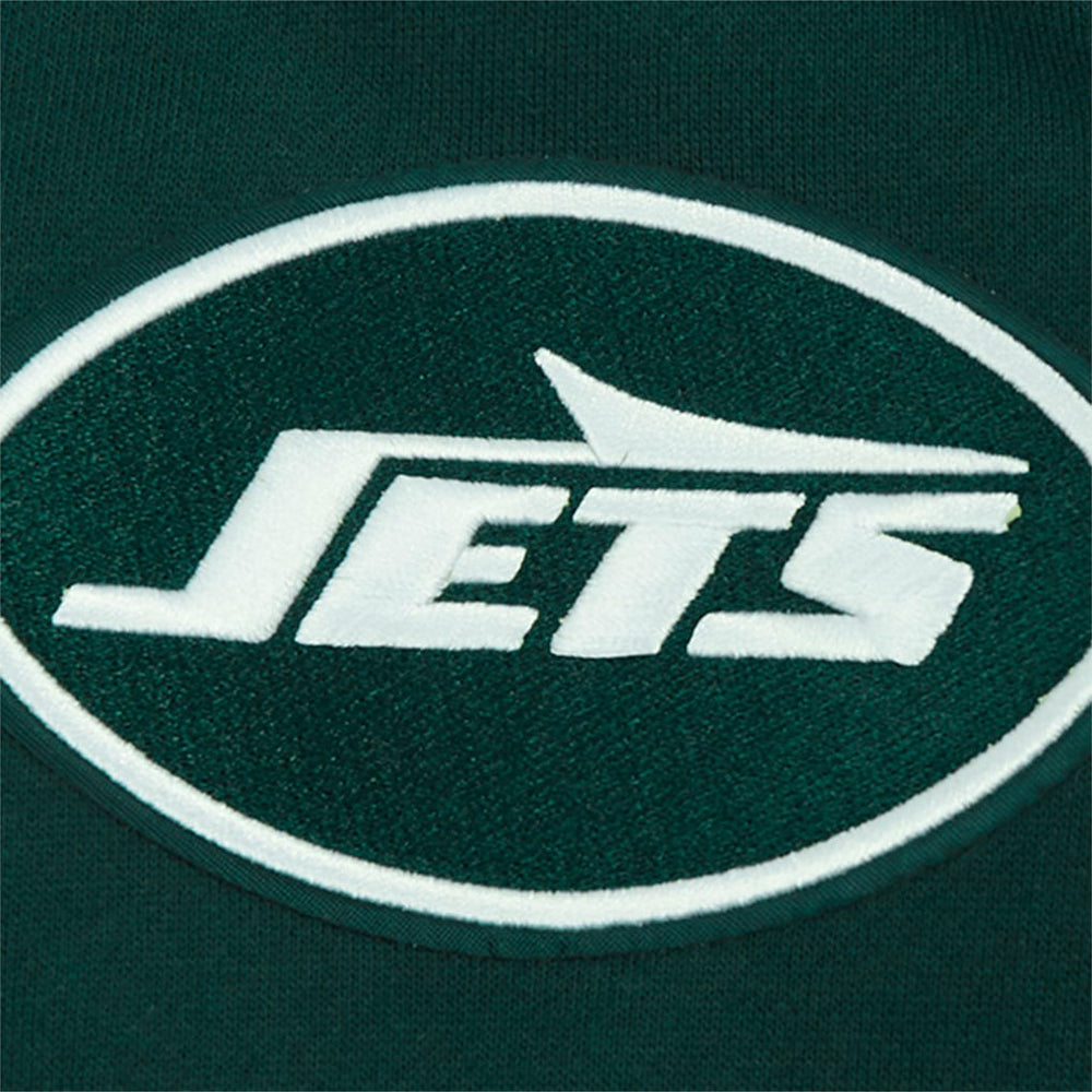New York Jets Pro Standard Turn It Up Drop Shoulder Pullover Sweatshirt - Green Pullover