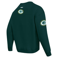 Green Bay Packers Pro Standard Turn It Up Drop Shoulder Pullover Sweatshirt - Green Pullover