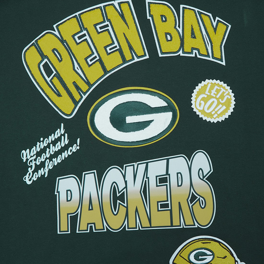 Green Bay Packers Pro Standard Turn It Up Drop Shoulder Pullover Sweatshirt - Green Pullover
