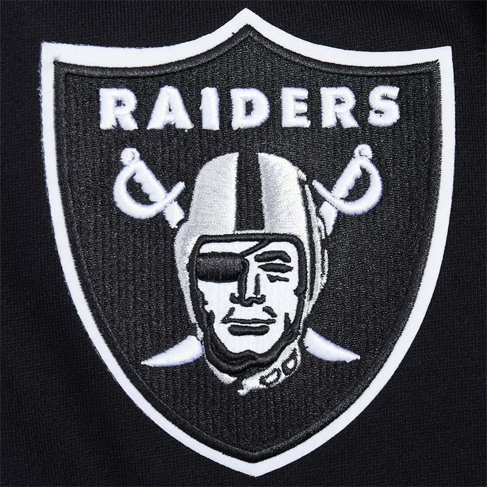 Las Vegas Raiders Pro Standard Turn It Up Drop Shoulder Pullover Sweatshirt - Black Pullover