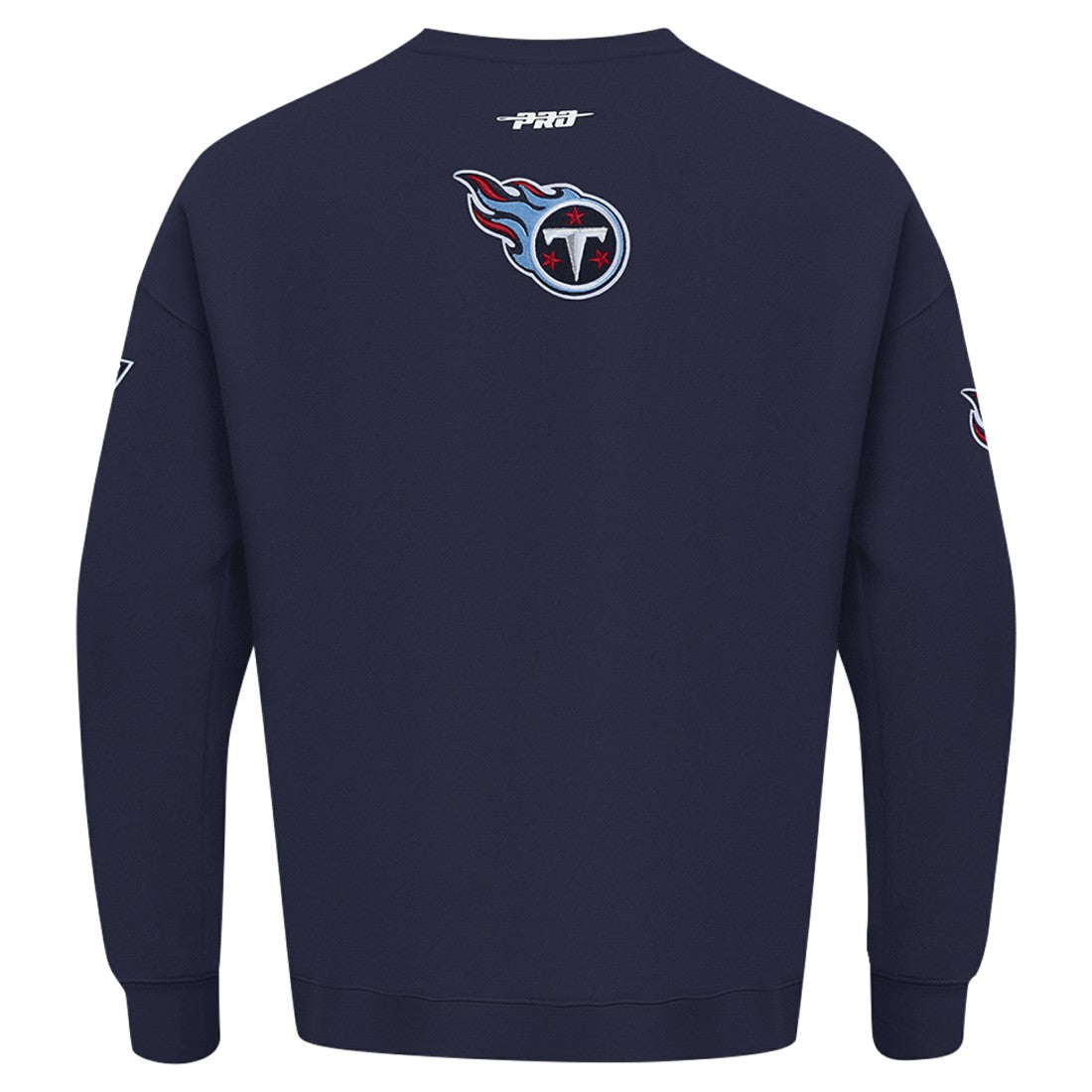 Tennessee Titans Pro Standard Turn It Up Drop Shoulder Pullover Sweatshirt - Navy Pullover