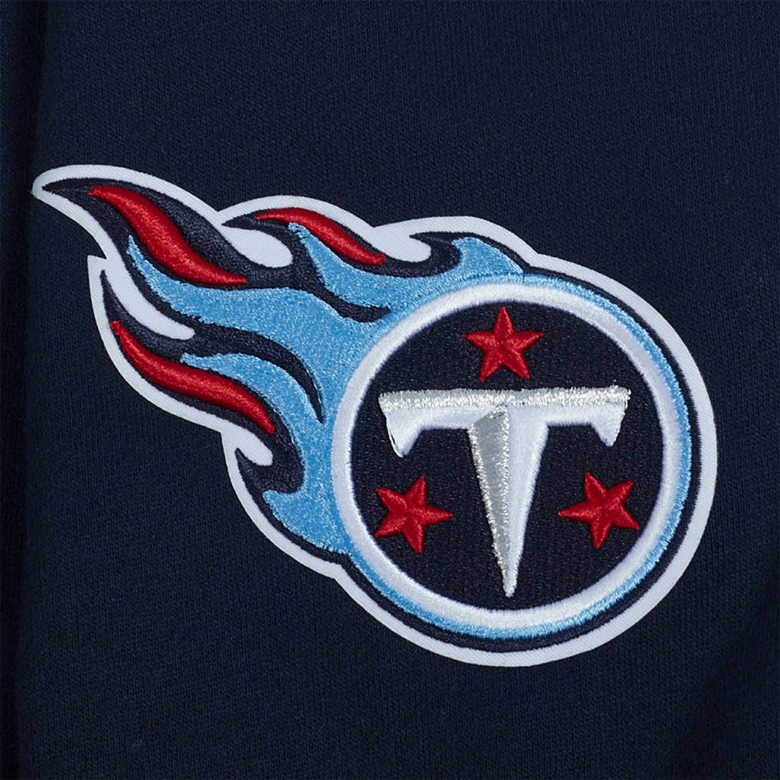 Tennessee Titans Pro Standard Turn It Up Drop Shoulder Pullover Sweatshirt - Navy Pullover
