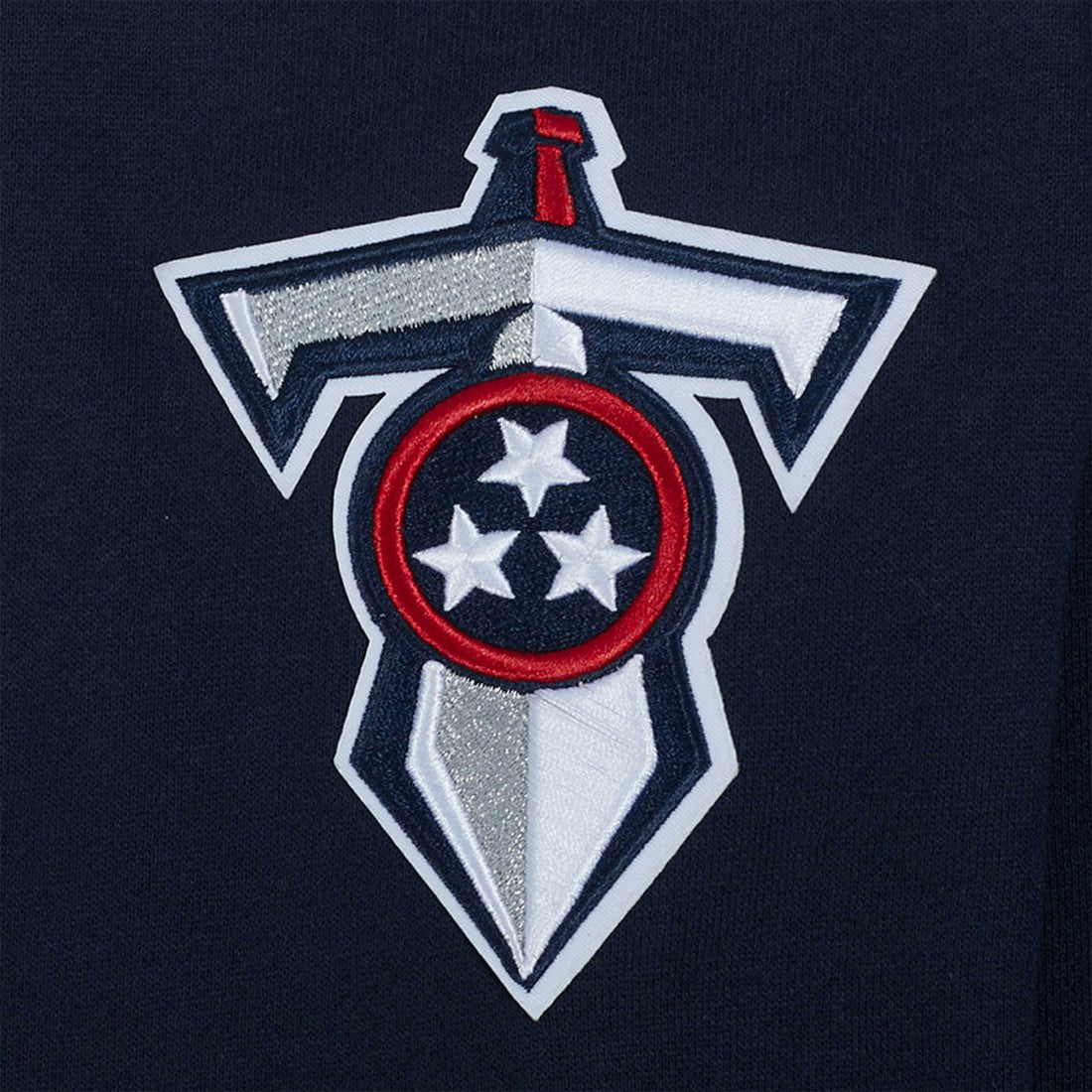 Tennessee Titans Pro Standard Turn It Up Drop Shoulder Pullover Sweatshirt - Navy Pullover