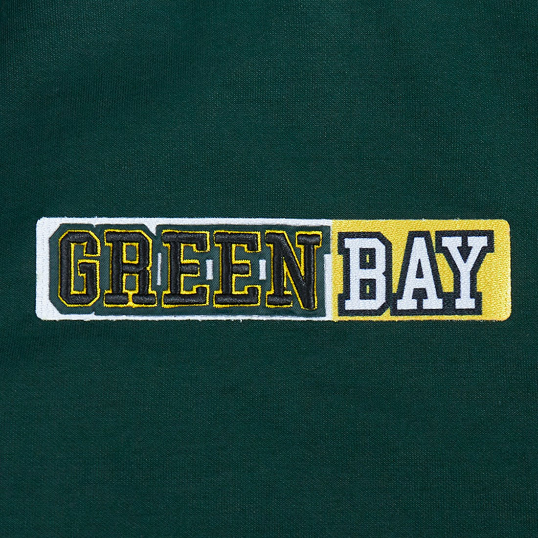 Green Bay Packers Pro Standard Split Logo Double Knit Full-Zip Hoodie - Green Hoodies