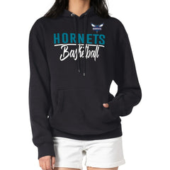 Charlotte Hornets G-III 4Her by Carl Banks Women's Graphics Fleece Pullover Hoodie Black outlet