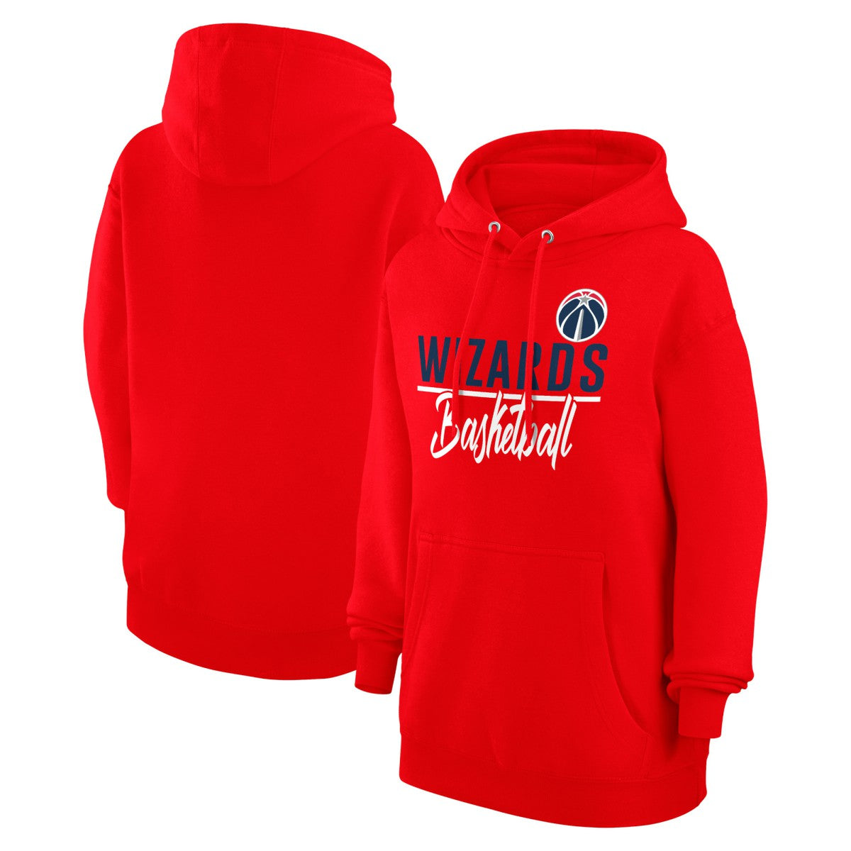 Washington Wizards G-III 4Her by Carl Banks Women's Graphics Fleece Pullover Hoodie Red outlet