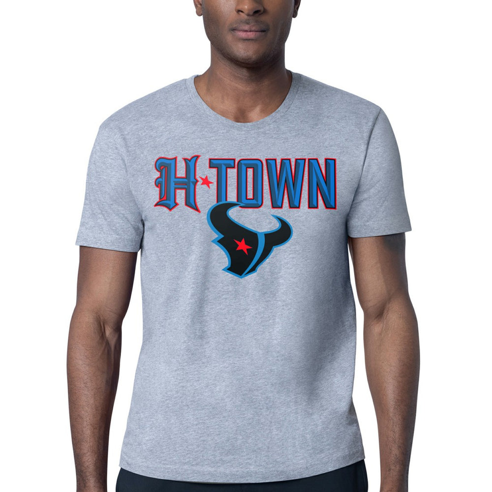 Houston Texans Starter H-Town Graphic T-Shirt - Heather Gray T-shirts