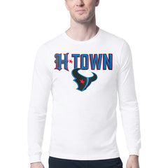 Houston Texans Starter H-Town Graphic Long Sleeve T-Shirt - White T-shirts