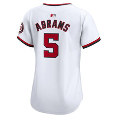 CJ Abrams Washington Nationals Nike Women's Home Limited Player Jersey - White Jerseys