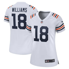 Caleb Williams Chicago Bears Women's 2nd Alternate Game Player Jersey - White Jerseys