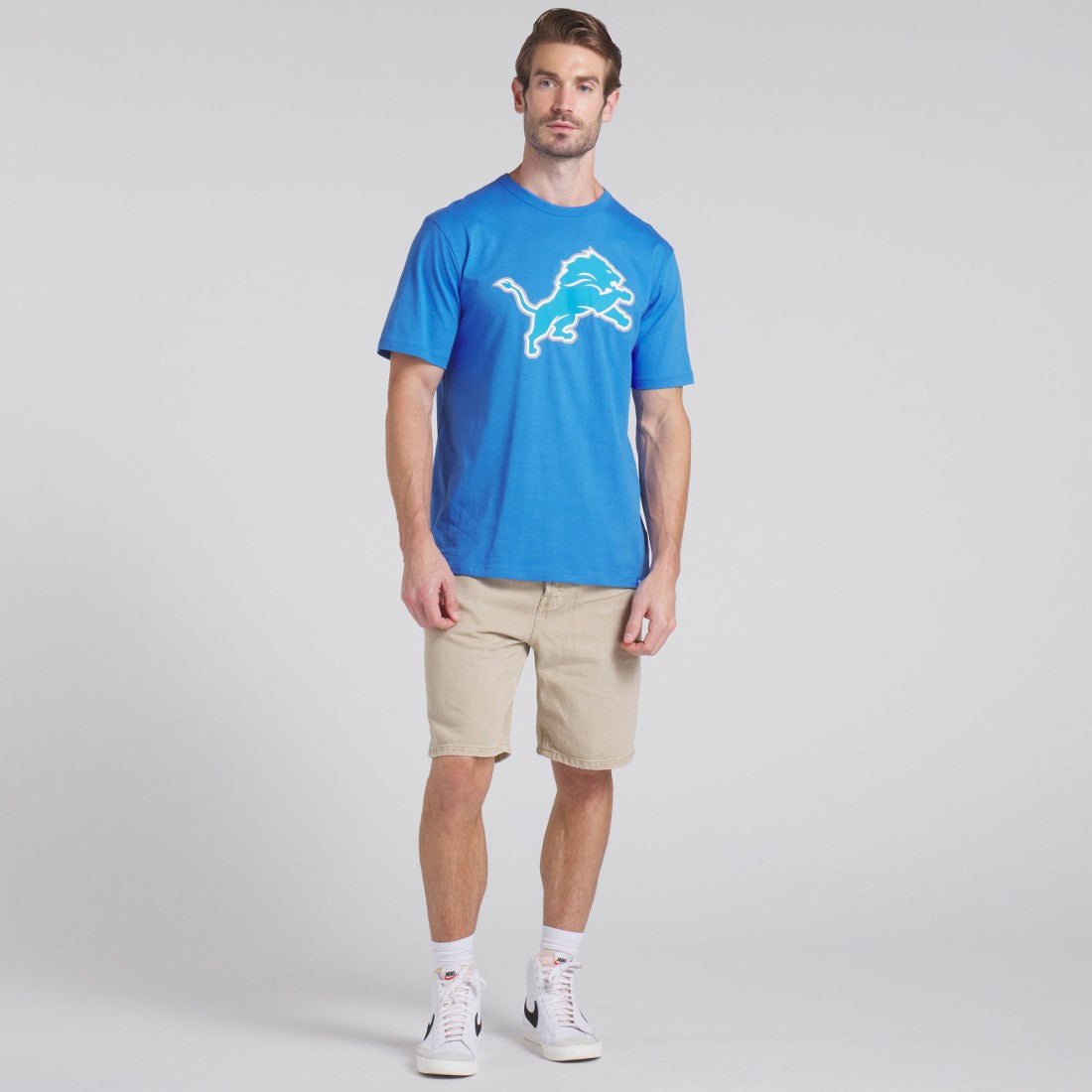 Detroit Lions Field Goal Legacy T-Shirt - Blue T-shirts