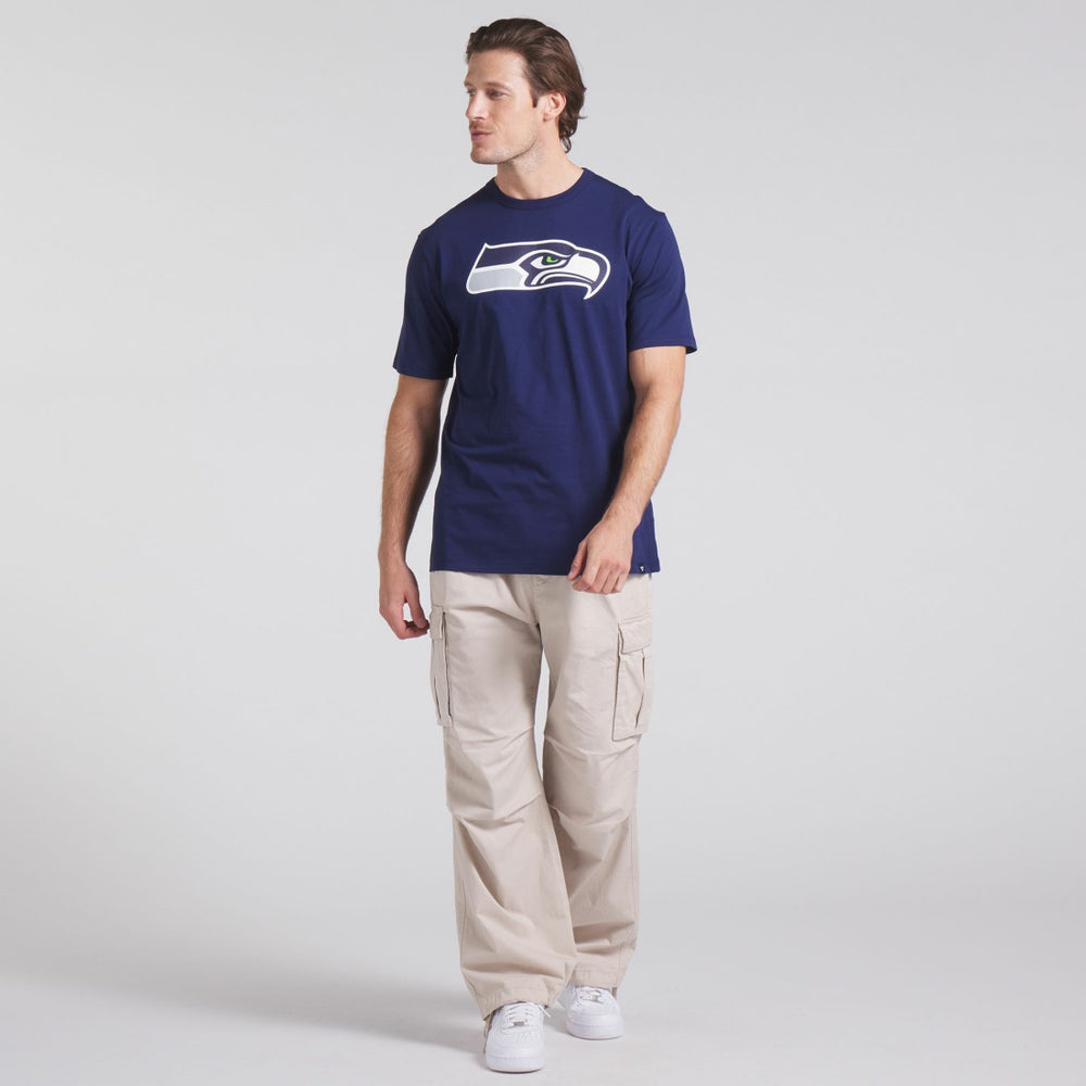 Seattle Seahawks Field Goal Legacy T-Shirt - College Navy T-shirts