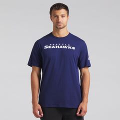 Seattle Seahawks Option Route Legacy T-Shirt - College Navy T-shirts