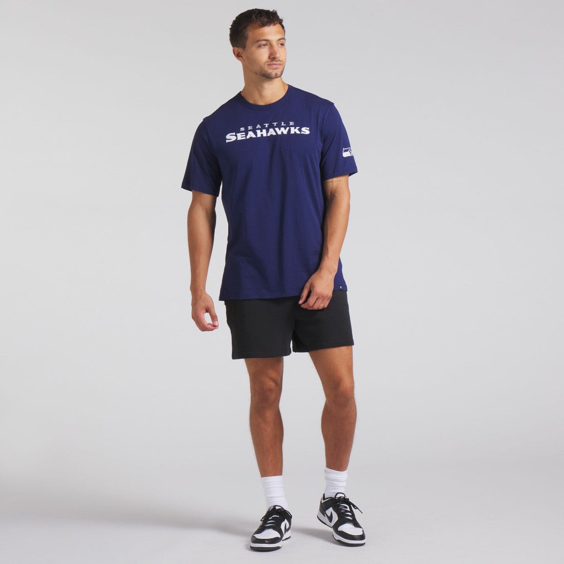 Seattle Seahawks Option Route Legacy T-Shirt - College Navy T-shirts