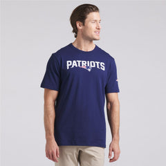 New England Patriots Option Route Legacy T-Shirt - Navy T-shirts