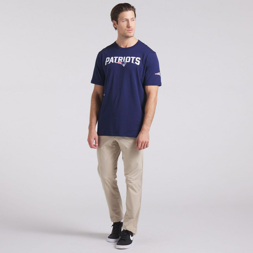 New England Patriots Option Route Legacy T-Shirt - Navy T-shirts