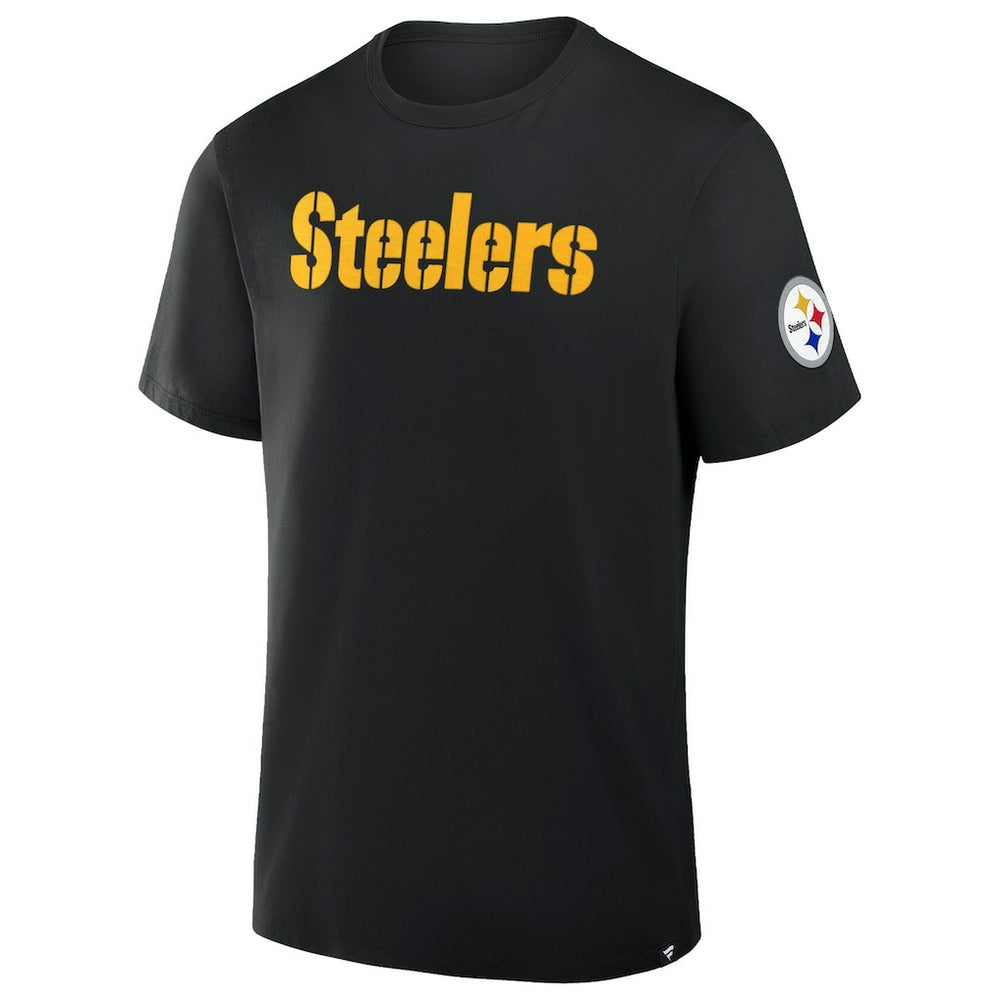 Pittsburgh Steelers Option Route Legacy T-Shirt - Black T-shirts