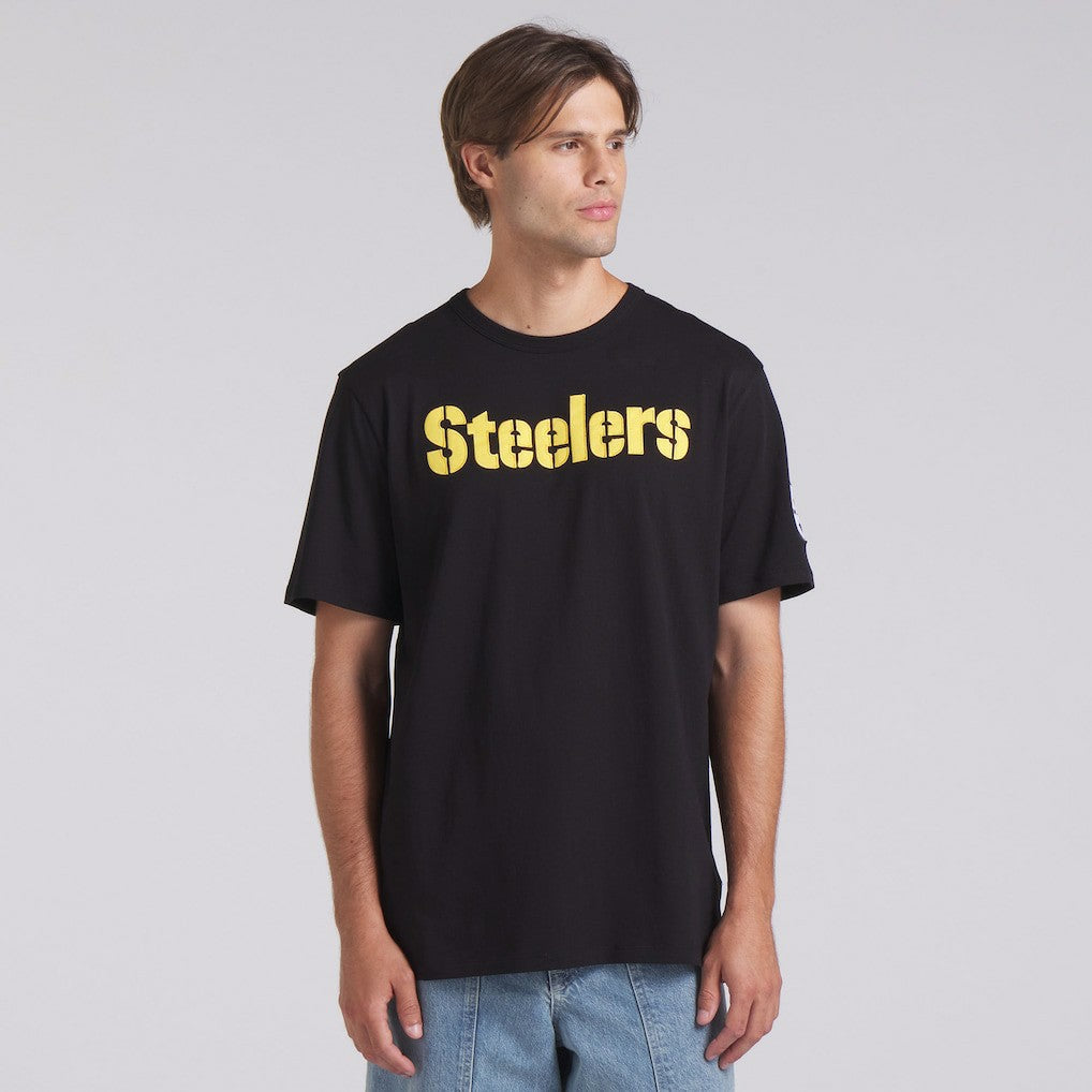 Pittsburgh Steelers Option Route Legacy T-Shirt - Black T-shirts