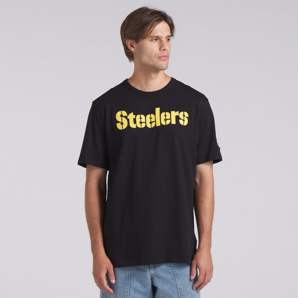 Pittsburgh Steelers Option Route Legacy T-Shirt - Black T-shirts