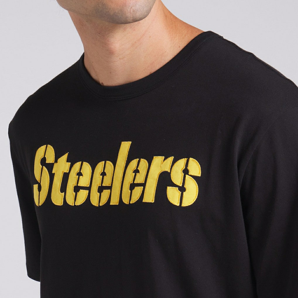 Pittsburgh Steelers Option Route Legacy T-Shirt - Black T-shirts