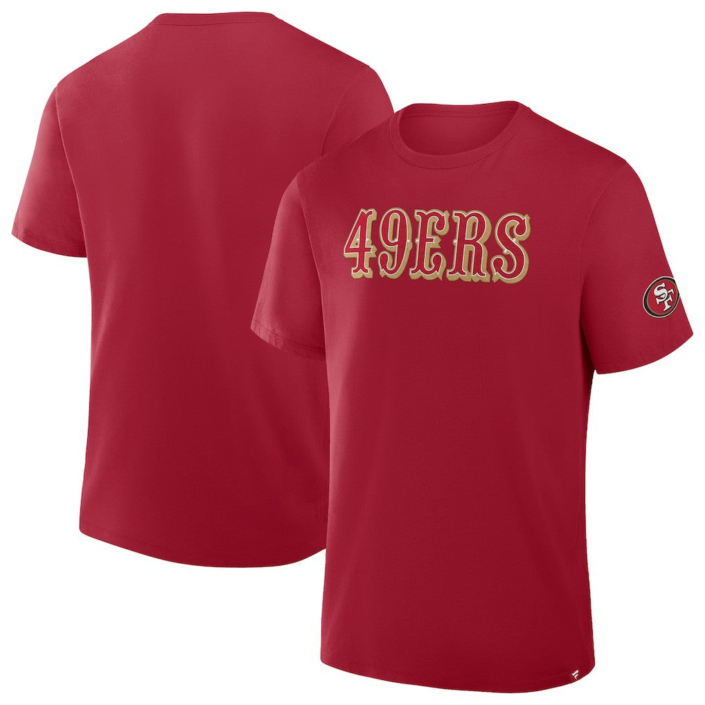 San Francisco 49ers Option Route Legacy T-Shirt - Scarlet T-shirts