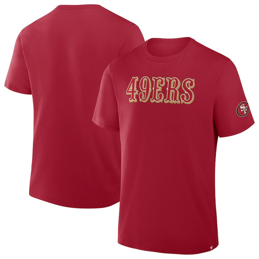 San Francisco 49ers Option Route Legacy T-Shirt - Scarlet T-shirts