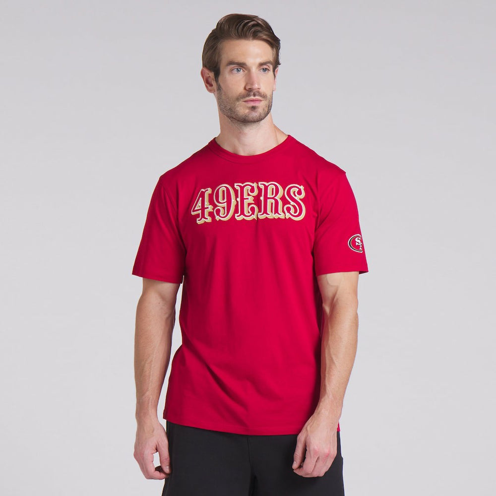 San Francisco 49ers Option Route Legacy T-Shirt - Scarlet T-shirts