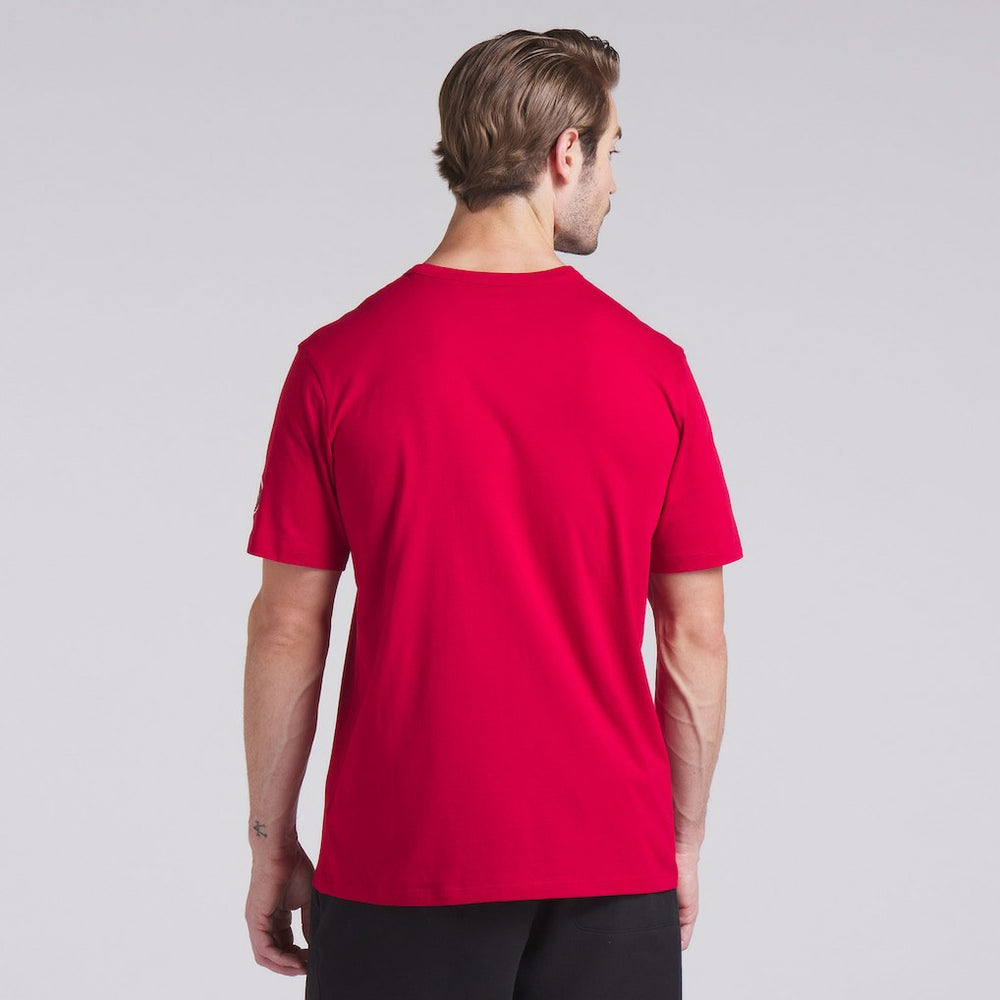 San Francisco 49ers Option Route Legacy T-Shirt - Scarlet T-shirts
