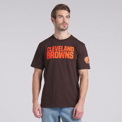 Cleveland Browns Option Route Legacy T-Shirt - Brown T-shirts