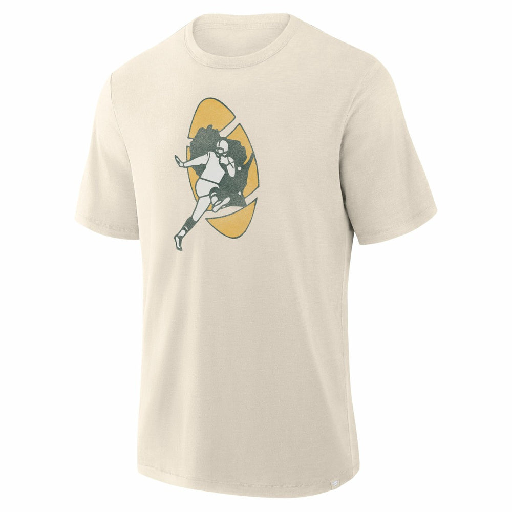 Green Bay Packers Slub T-Shirt - Cream T-shirts
