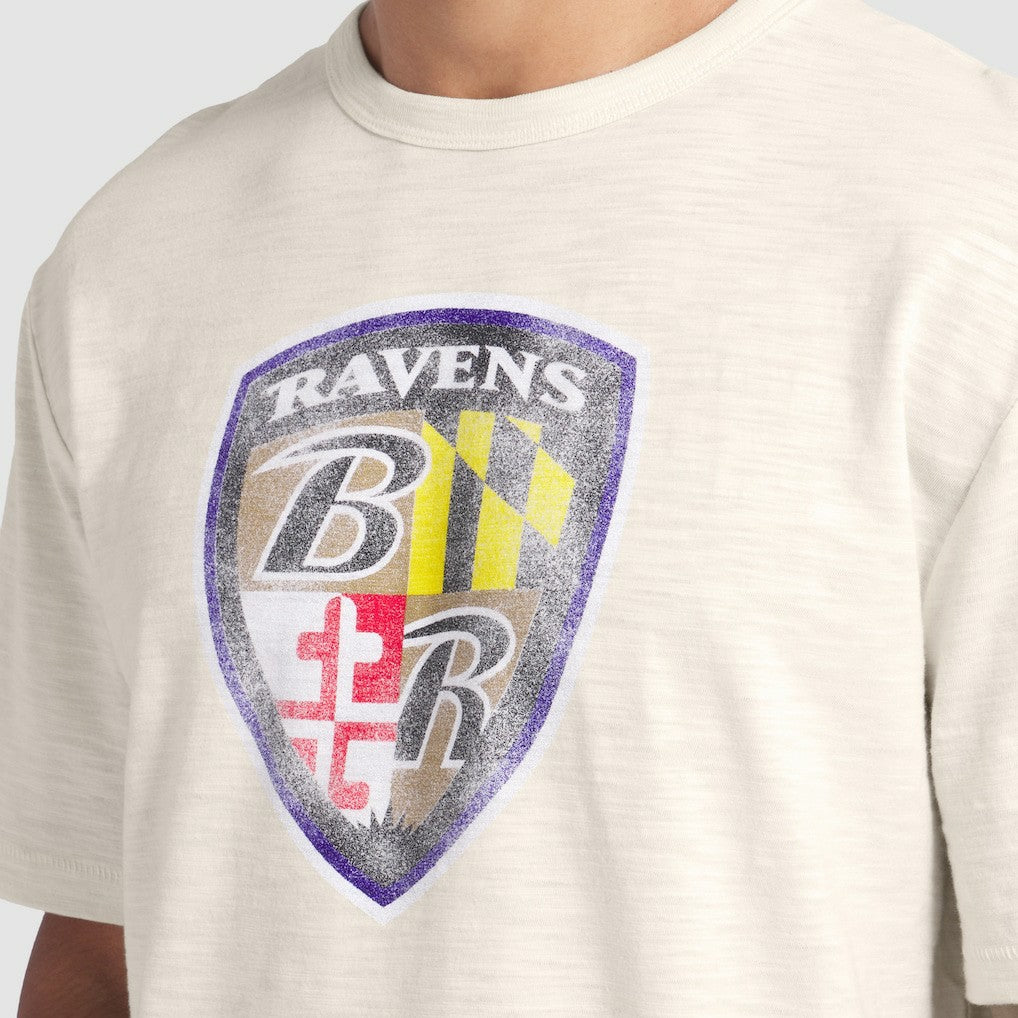 Baltimore Ravens Slub T-Shirt - Cream T-shirts